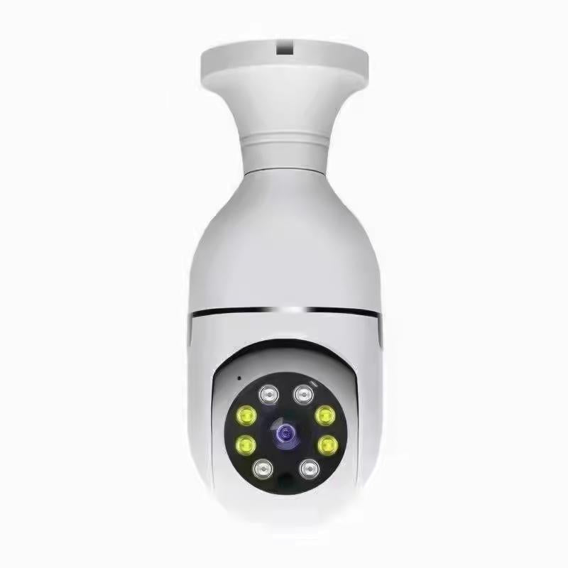 2Mp 5G Dual Frequency Bulb Camera With Two-Way Voice Intercom - White