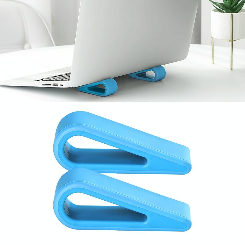 Adjustable Notebook Stand for Improved Cooling and Comfort - White