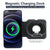Foldable Dual Wireless Charger For Phones Iwatch Airpods - White