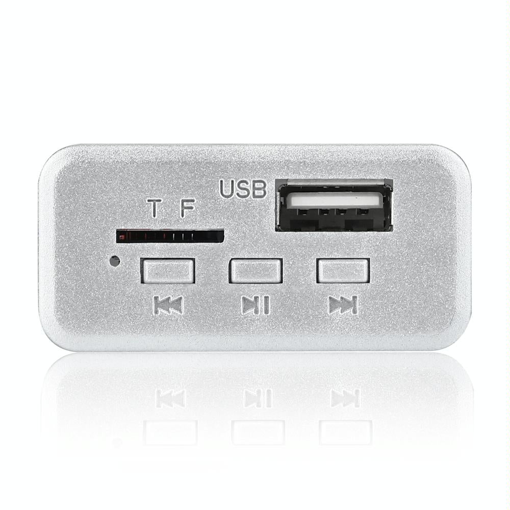 12V Car Mp3 Player Board With Fm Radio Bluetooth Usb Tf Card - White