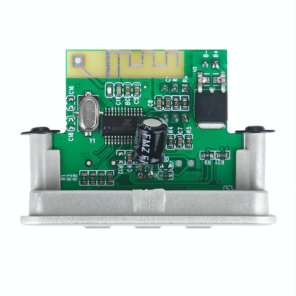 12V Car Mp3 Player Board With Fm Radio Bluetooth Usb Tf Card - White