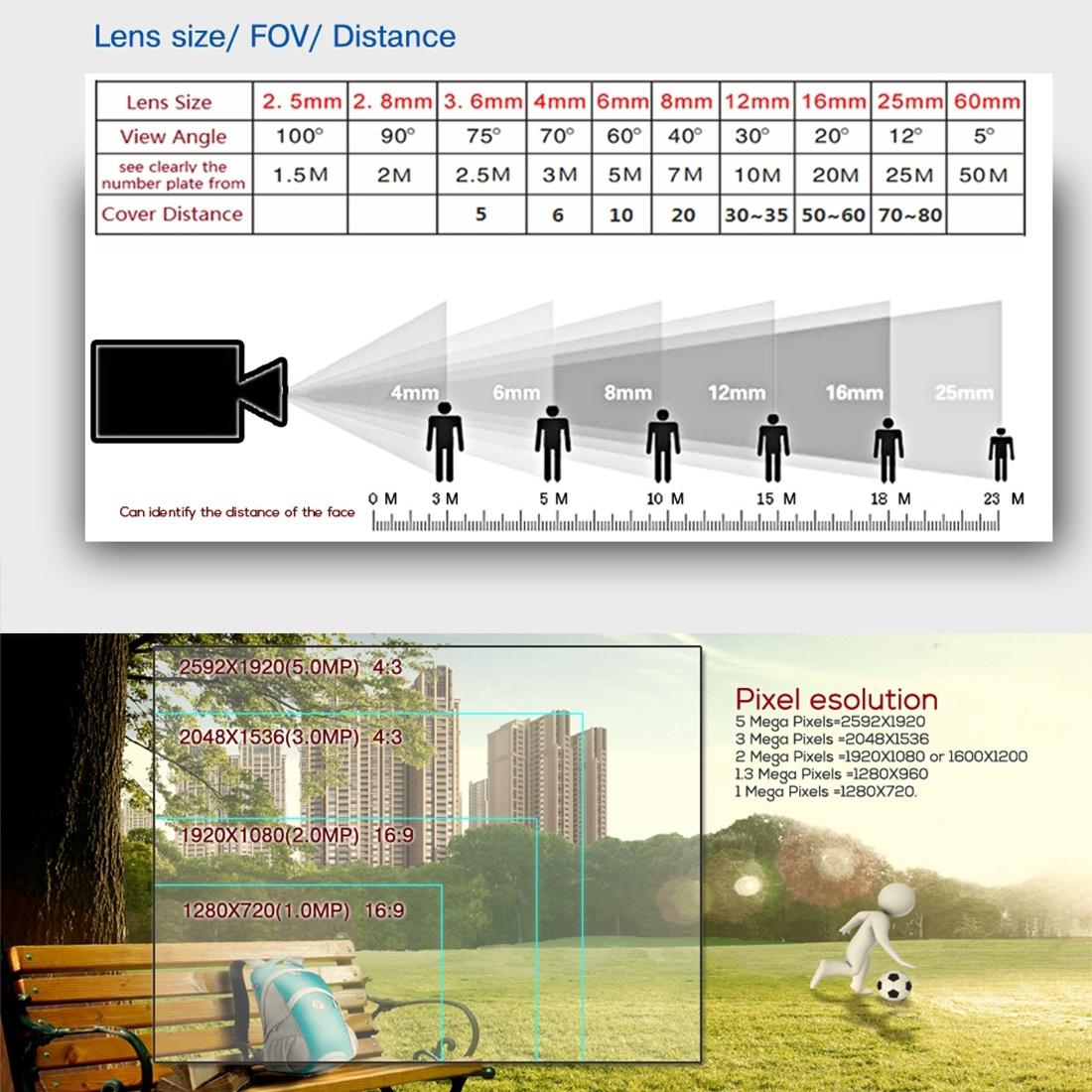 1080P 3.6Mm Lens Cctv Surveillance System With Night Vision