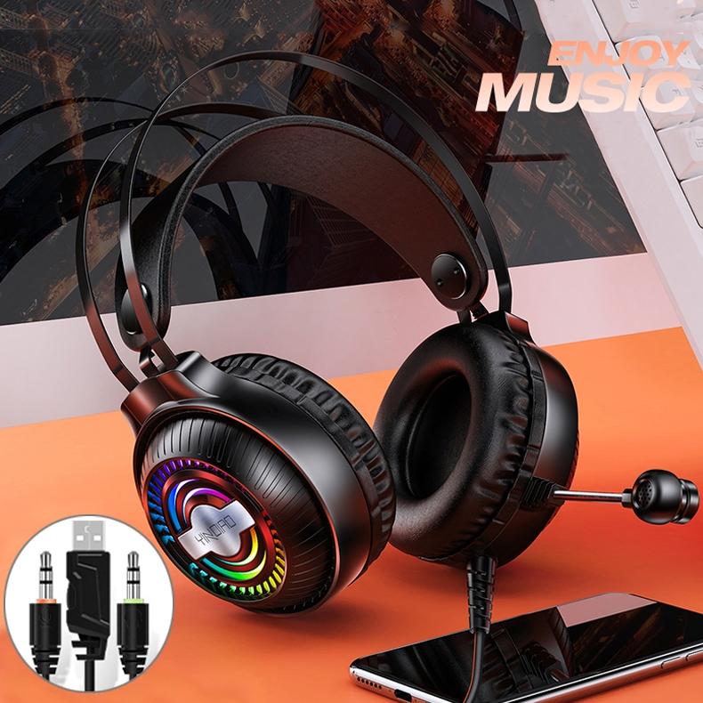Q4 Wired Gaming Headset With Mic Dual 3.5Mm + Usb - White