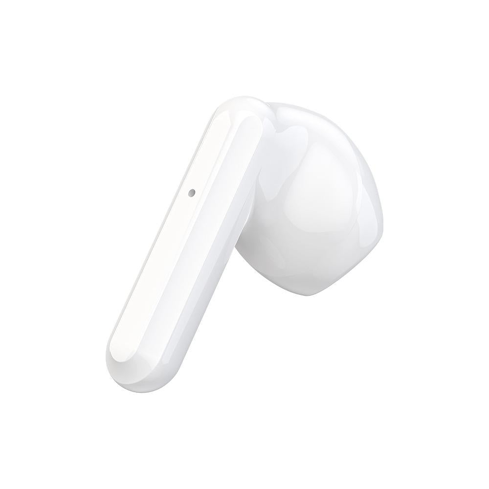 Wireless Hifi Stereo Earphones with Charging Case and Make-up Mirror - White