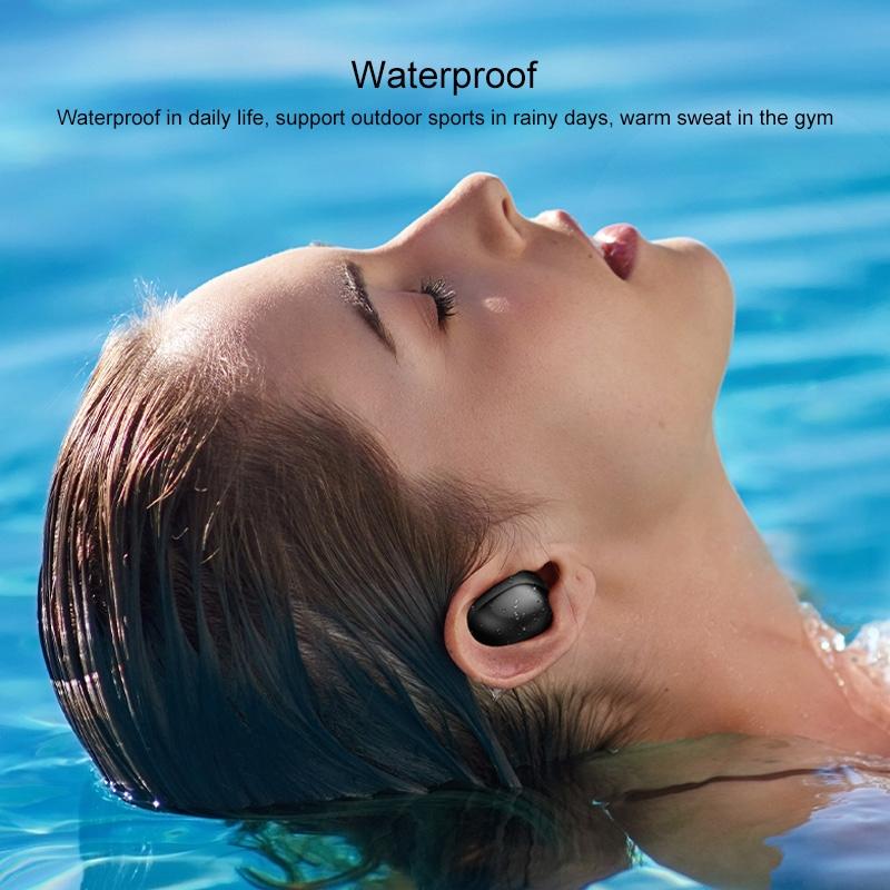 Wireless Stereo Bluetooth Headset with Charging Case and Digital Display - X7 Tws V5.0 - White