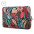15.6 Inch Laptop Sleeve Case with Zipper for Macbook Samsung Sony Dell Alienware Chuwi Asus Hp - Colourful Leaves Design - White
