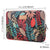 15.6 Inch Laptop Sleeve Case with Zipper for Macbook Samsung Sony Dell Alienware Chuwi Asus Hp - Colourful Leaves Design - White