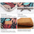 15.6 Inch Laptop Sleeve Case with Zipper for Macbook Samsung Sony Dell Alienware Chuwi Asus Hp - Colourful Leaves Design - White