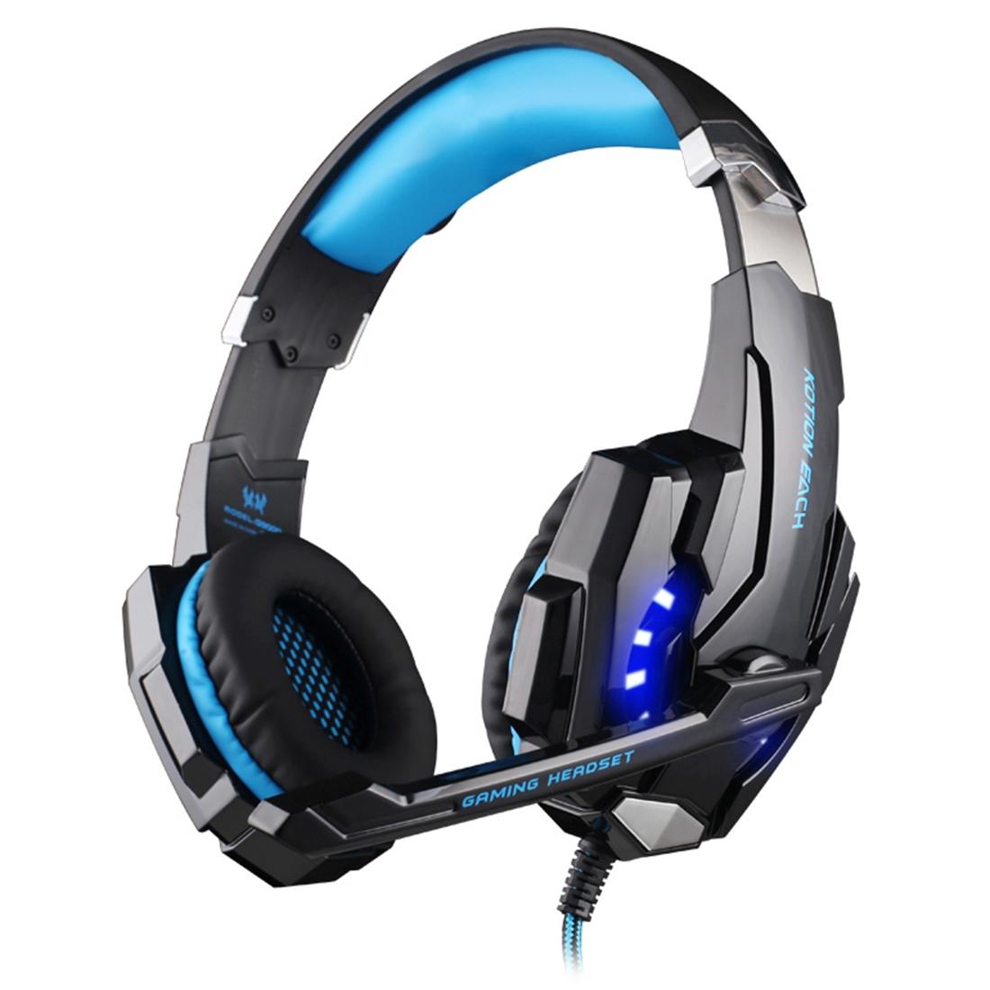 3.5Mm Gaming Headset With Mic & Led For Laptop / Phone - White