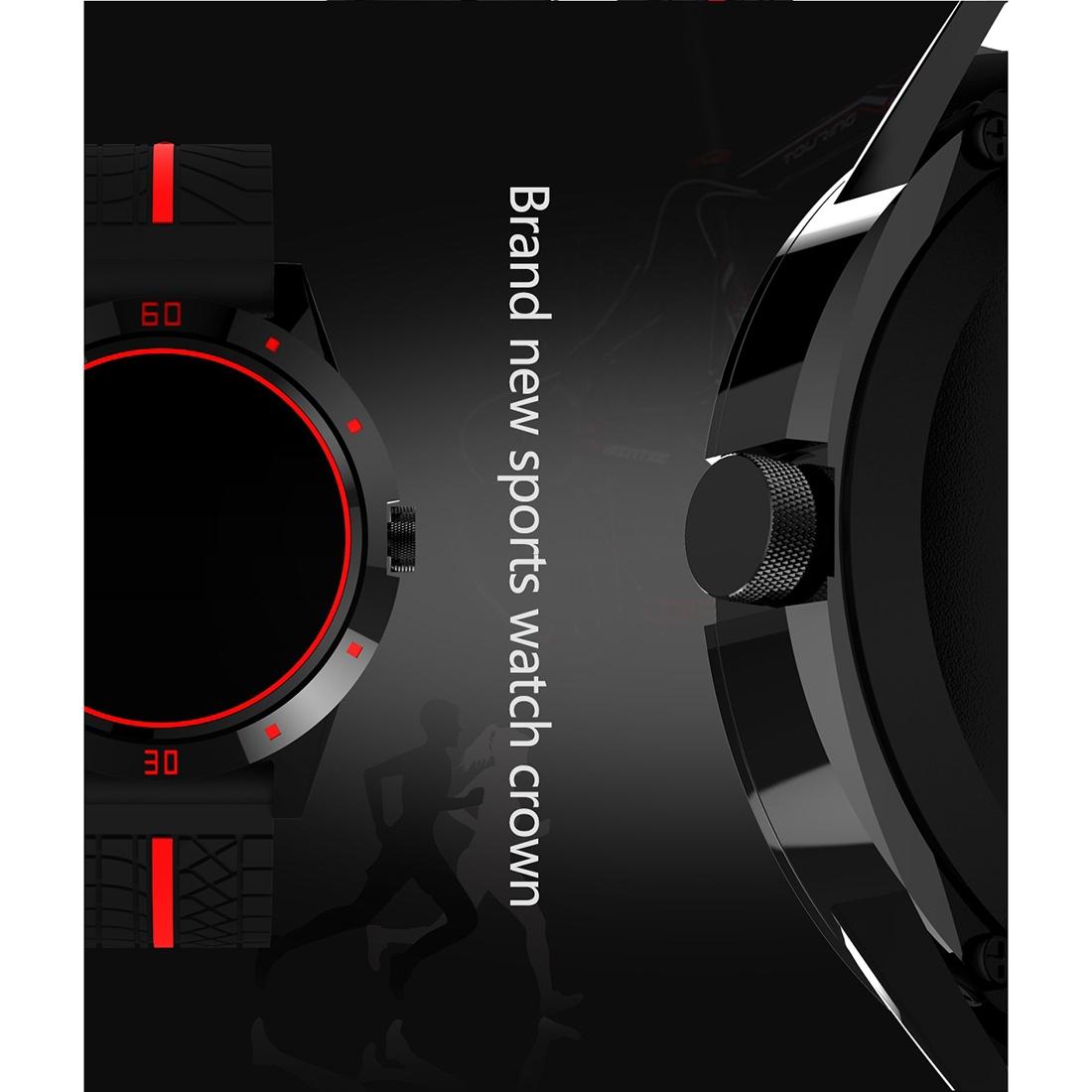 1.3 Inch Tft Screen Mtk2502C Bluetooth4.0 Silicone Watch Band Support Heart Rate Monitor & Pedometer & Sleep Monitor & Sedentary Reminder - Yellow