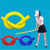 Versatile Golf Training Stick for Flexibility - 80 x 3cm Lightweight - Yellow