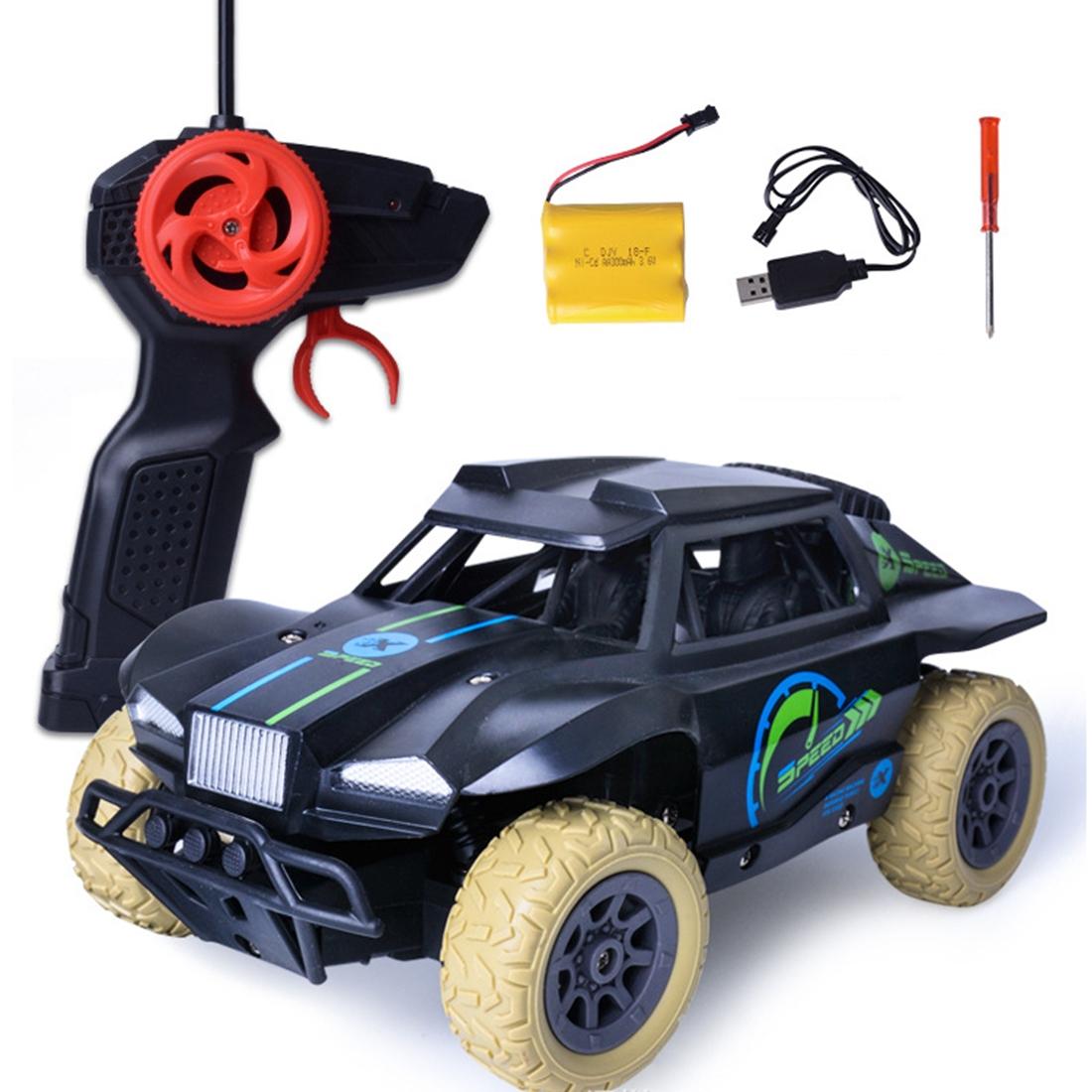High Speed Off-road Drifting Toy Truck with 27mhz Remote Control for Kids - Yellow