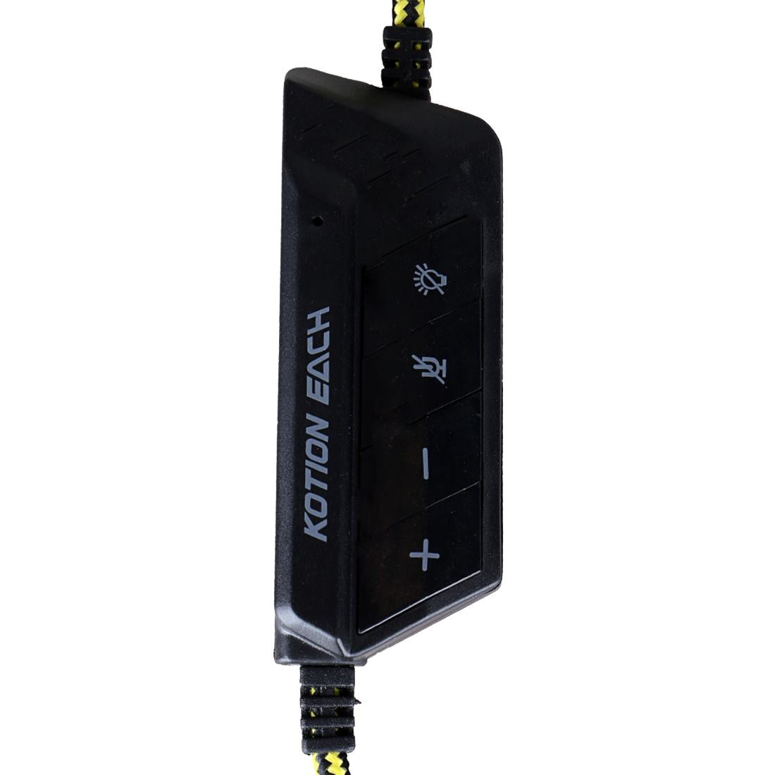 Usb Stereo Gaming Headset With Mic & Led 2.2M Cable Black / Yellow