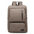 Stylish Notebook Tablet Backpack - Spacious & Casual - Brown