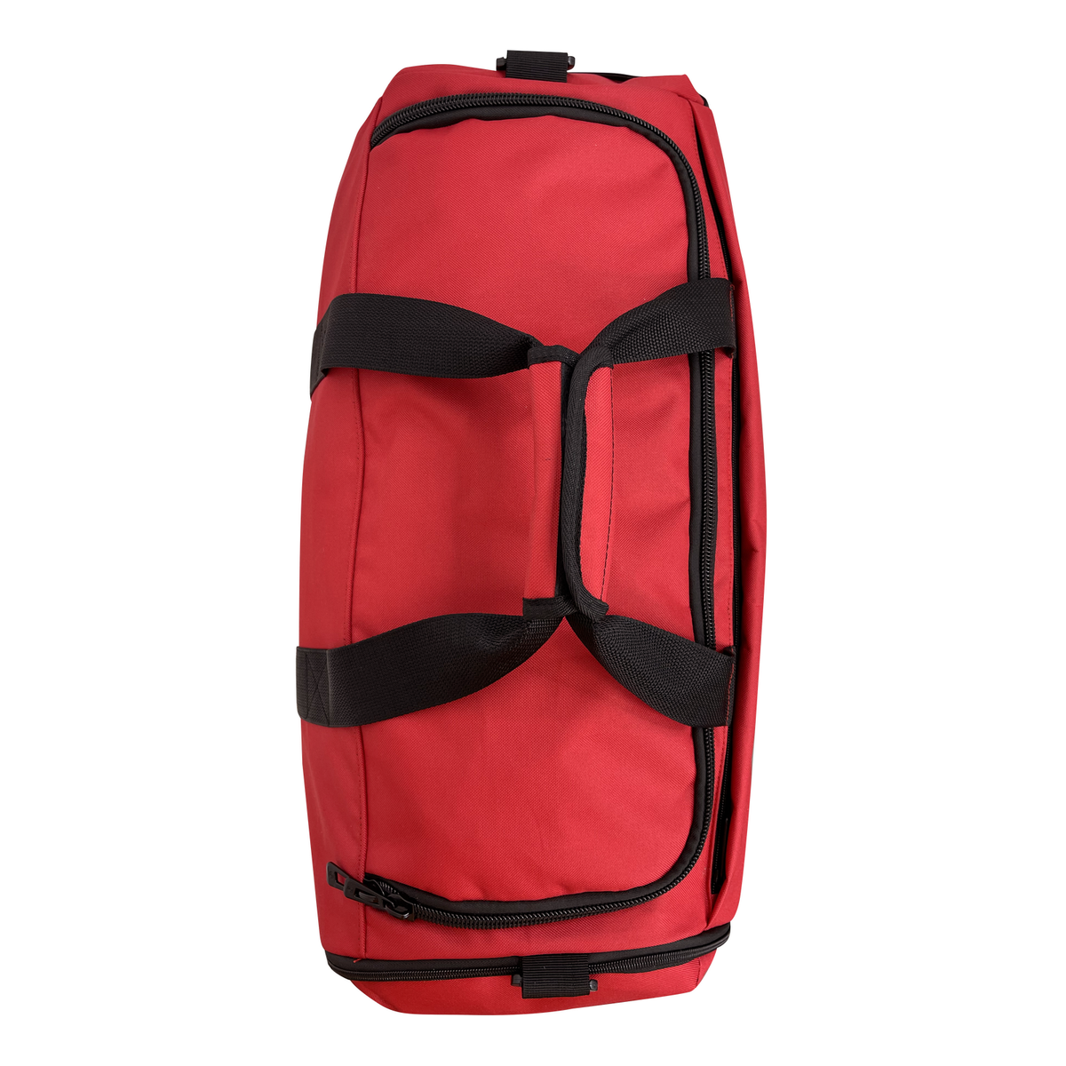 38L FIB Sports Duffle Bag Duffel Gym Canvas Travel Foldable - Red