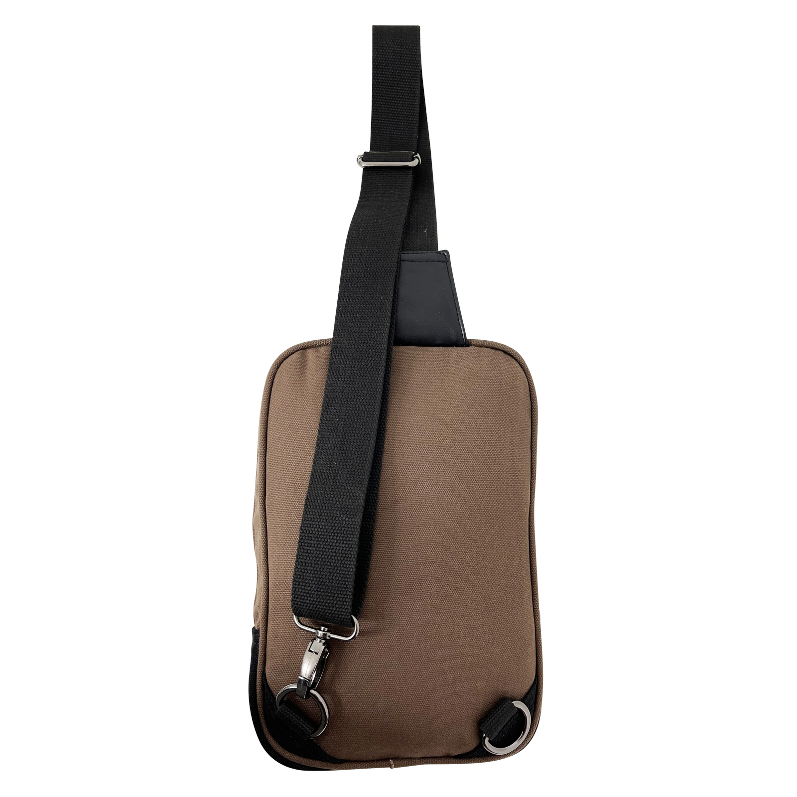 FIB Byron Sling Backpack Bag Travel w/ Single Adjustable Strap - Brown