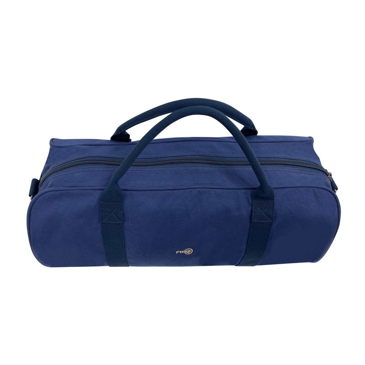 FIB Barrell Duffle Bag Travel Cotton Canvas Sports Luggage - Blue