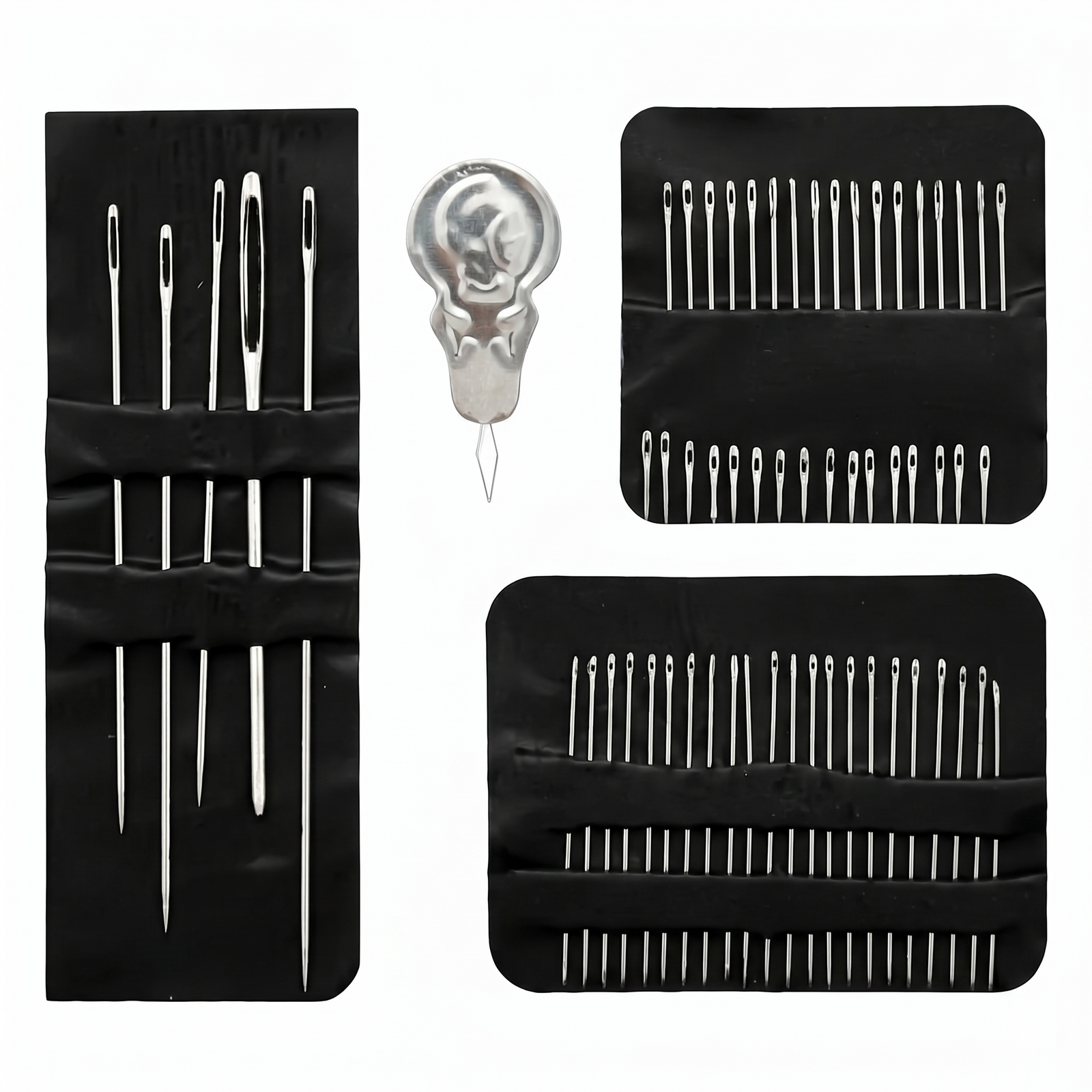 60pcs Sewing Needles Assorted Sizes Set with Needle Threader