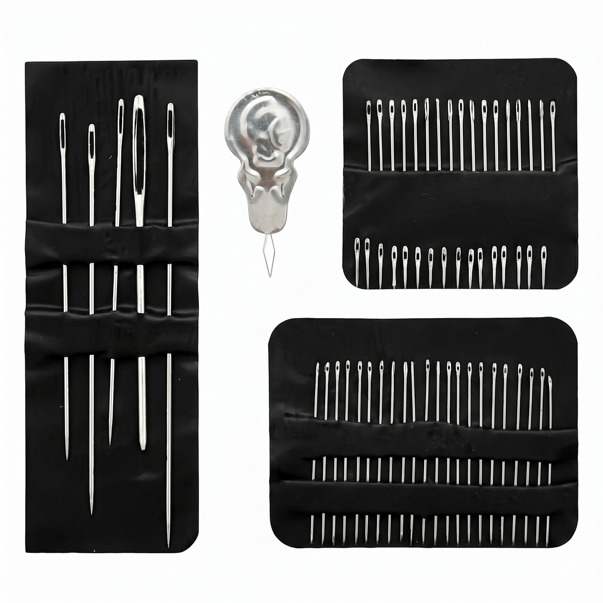 60pcs Sewing Needles Assorted Sizes Set with Needle Threader