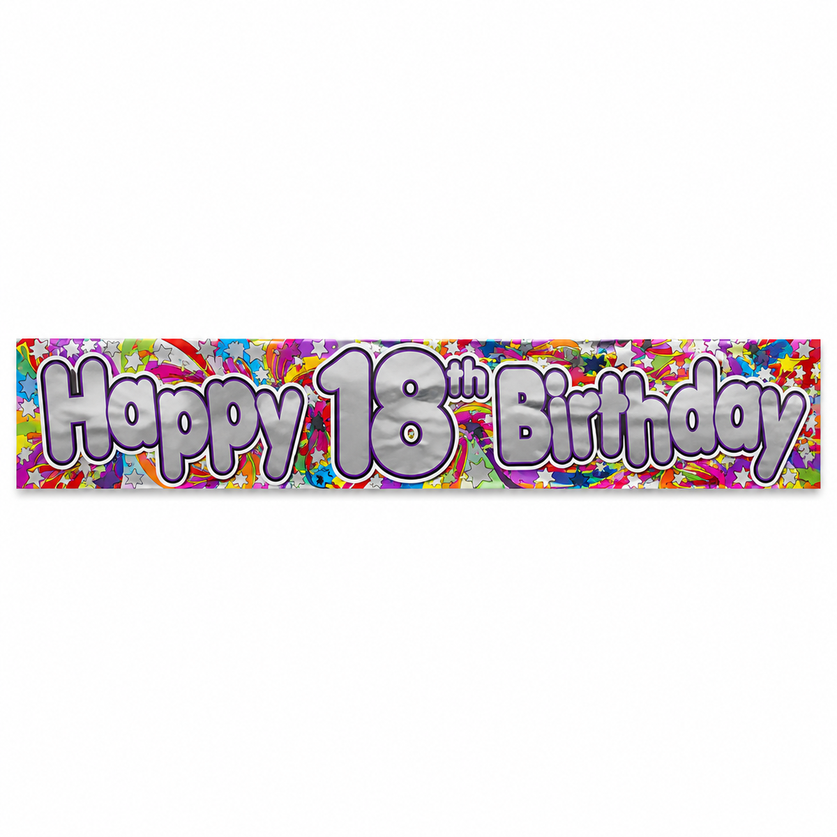 2.6m Happy 18th Birthday Party Banner