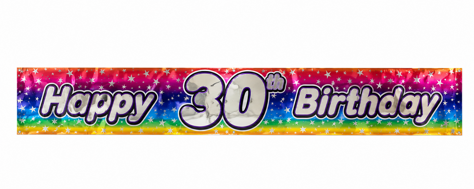 2.6m Happy 30th Birthday Party Banner