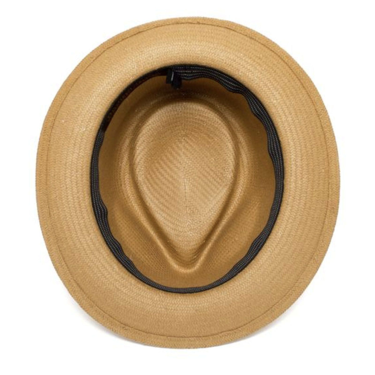Goorin Brothers Mens Snare Straw Fedora Trilby Hat Panama Summer Beach - Natural