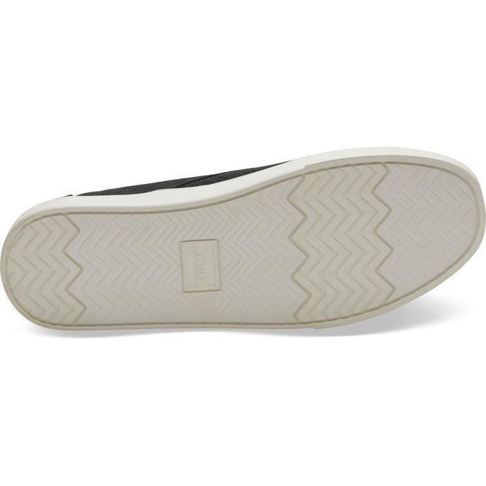 TOMS Heritage Mens Canvas Casual Shoes Sneakers Lace Up Low Cut - Black - US 12