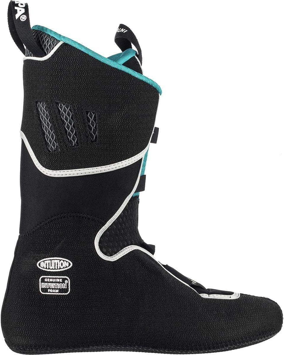 Scarpa Womens F1 Alpine Touring Ski Boots Skiing Snow - Anthacite/Lagoon - 4.5