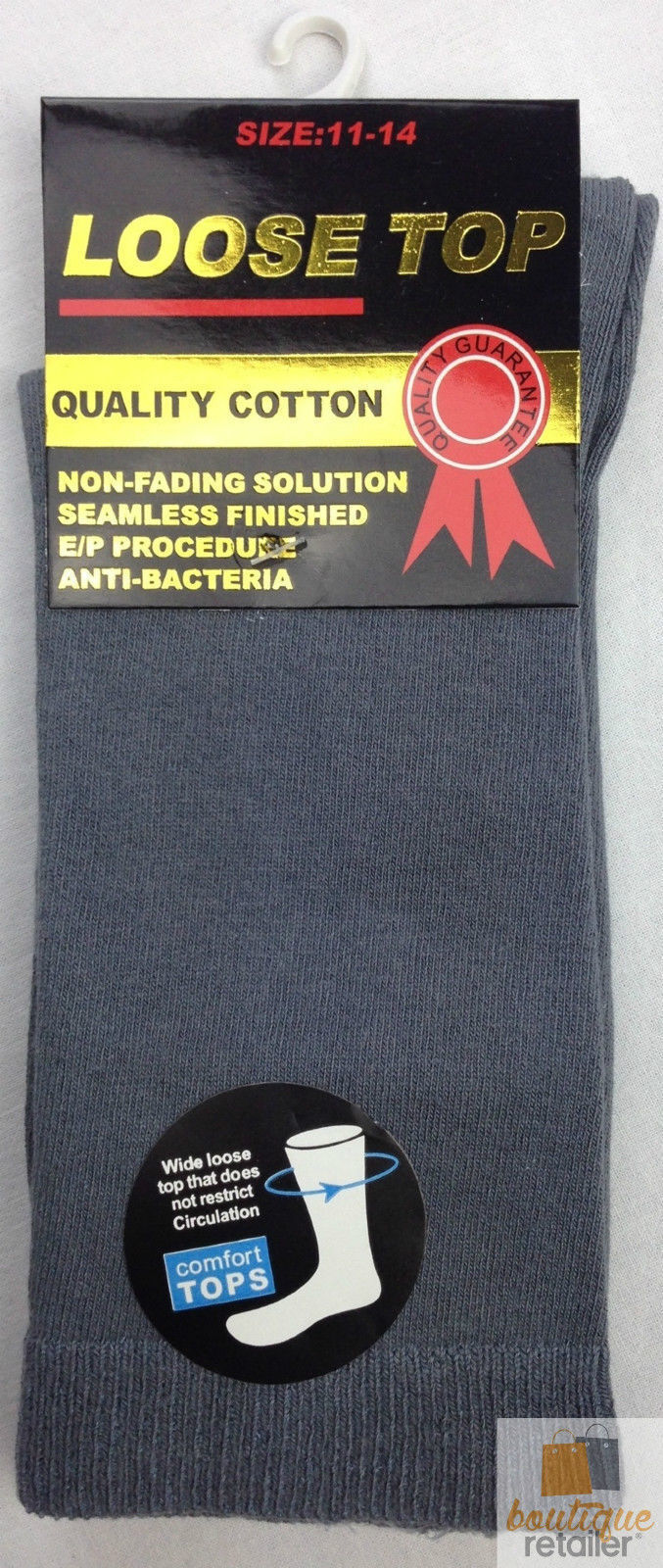 10x Pairs COTTON Rich LOOSE TOP SOCKS Medical Circulation Diabetic Comfort BULK -  -