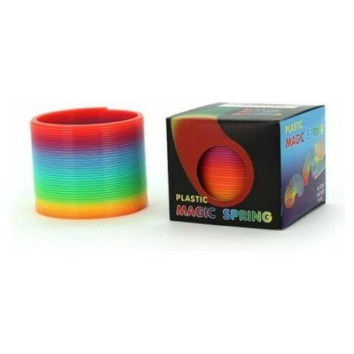 Rainbow Color Neon Colours Magic Spring Slinky Slinkie Psychedelic Kids Toy