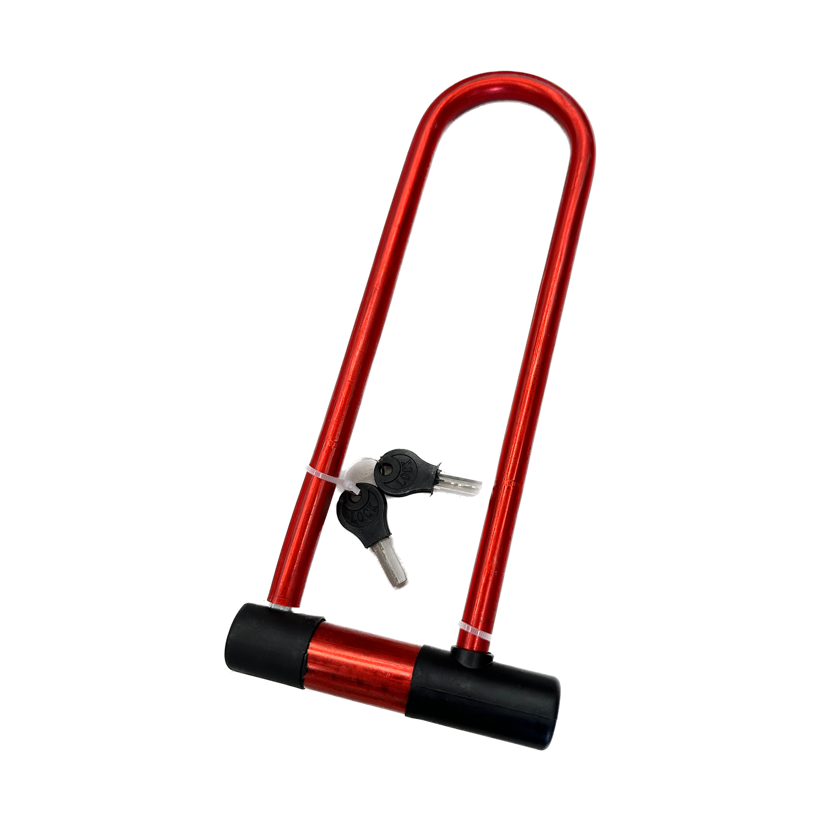 Bicycle Hardware U Lock Heavy Duty Keyed Bike Long - Assorted Colours