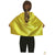 SHORT CAPE Kids Childrens Party Costume Vampire Coat School Team Colours - Yellow