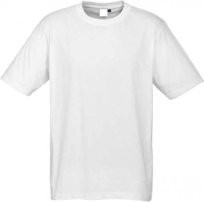 12X BULK Plain T Shirt 100% COTTON Assorted Colours S - XXL Mens Womens Top - White