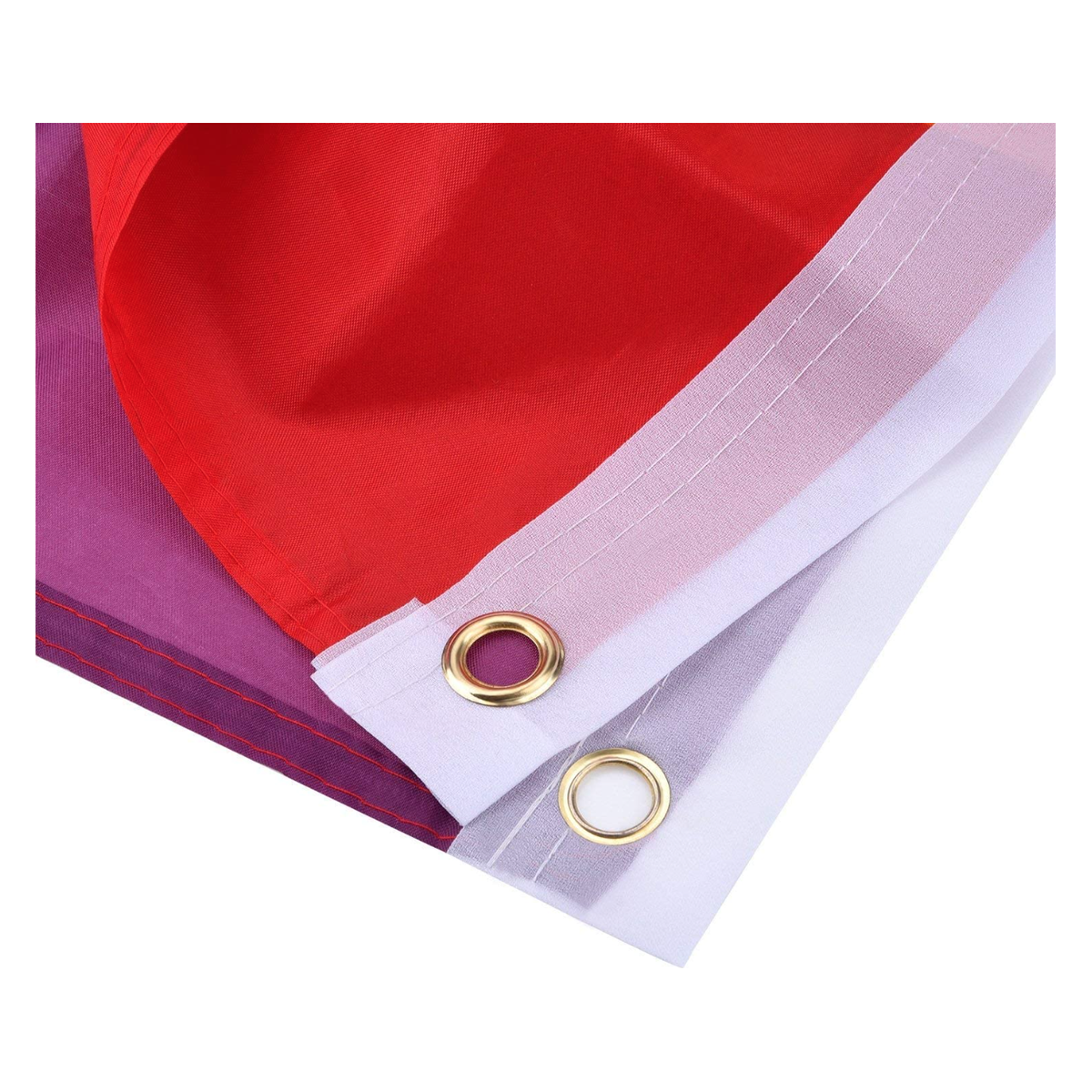 DELUXE RAINBOW GAY PRIDE FLAG Outdoor Banner 150x90cm 3x5ft with Metal Eyelets