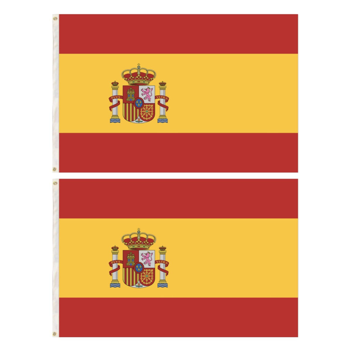2x Spain Spanish Country Flags Heavy Duty Outdoor España - 150cm x 90cm