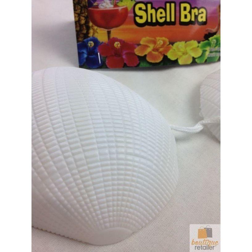 SHELL BRA Costume Party Hawaiian Hula Beach Dress Top Tropical Mermaid