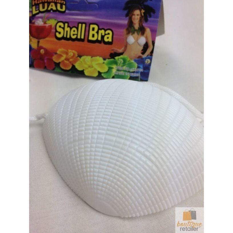 SHELL BRA Costume Party Hawaiian Hula Beach Dress Top Tropical Mermaid