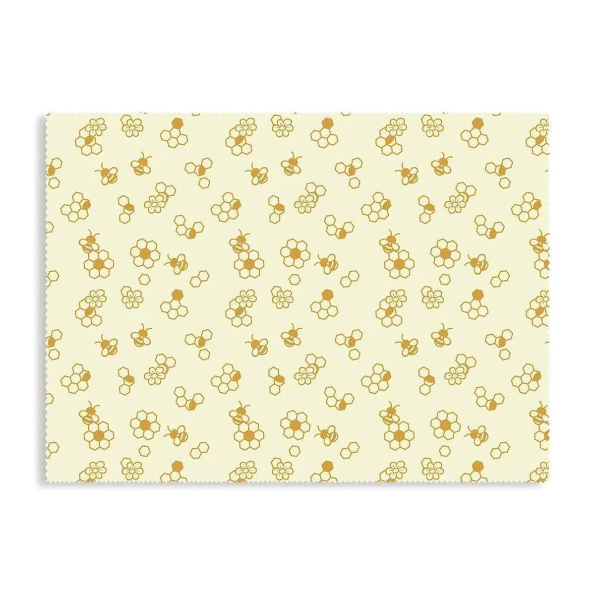 Karlstert Natural Beeswax Honeycomb Food Wrap in Honeybee Print 43 x 58.5cm