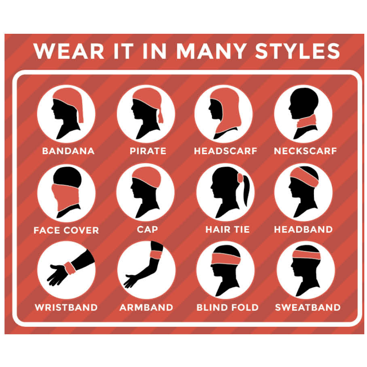 Multi Functional Tube Bandana Head Scarf Face Cover Mask Camo - Army Camouflage