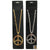 PEACE Sign Metal Necklace Chain Hippie Costume Party Pendant Chain Jewellery 70s 60s - Silver