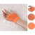 1 Pair Fishnet Gloves Fingerless Wrist Length 70s 80s Costume Party - Orange