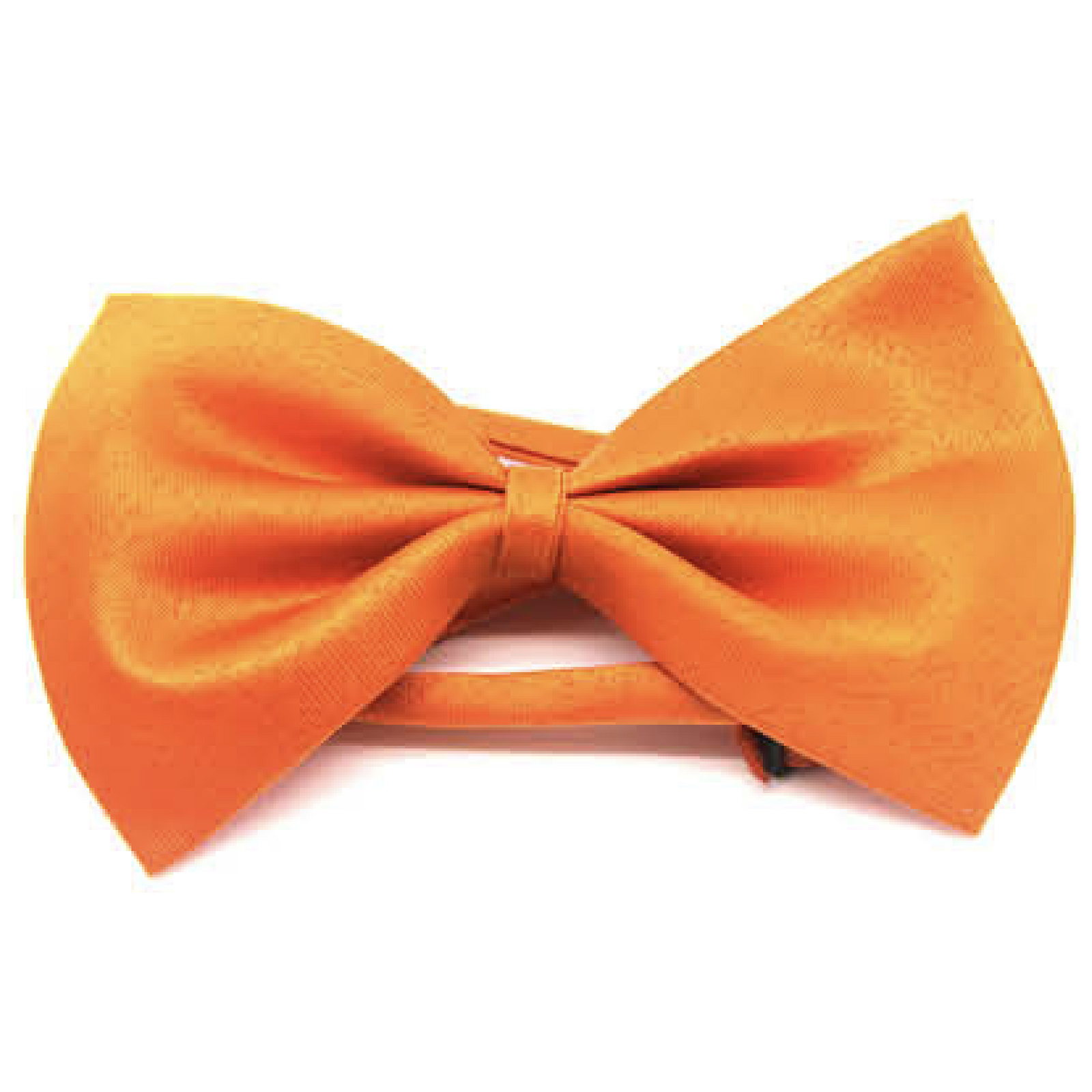 Mens BOW TIE Wedding Tuxedo  Formal Bestman Necktie Classic Plain Party - Orange