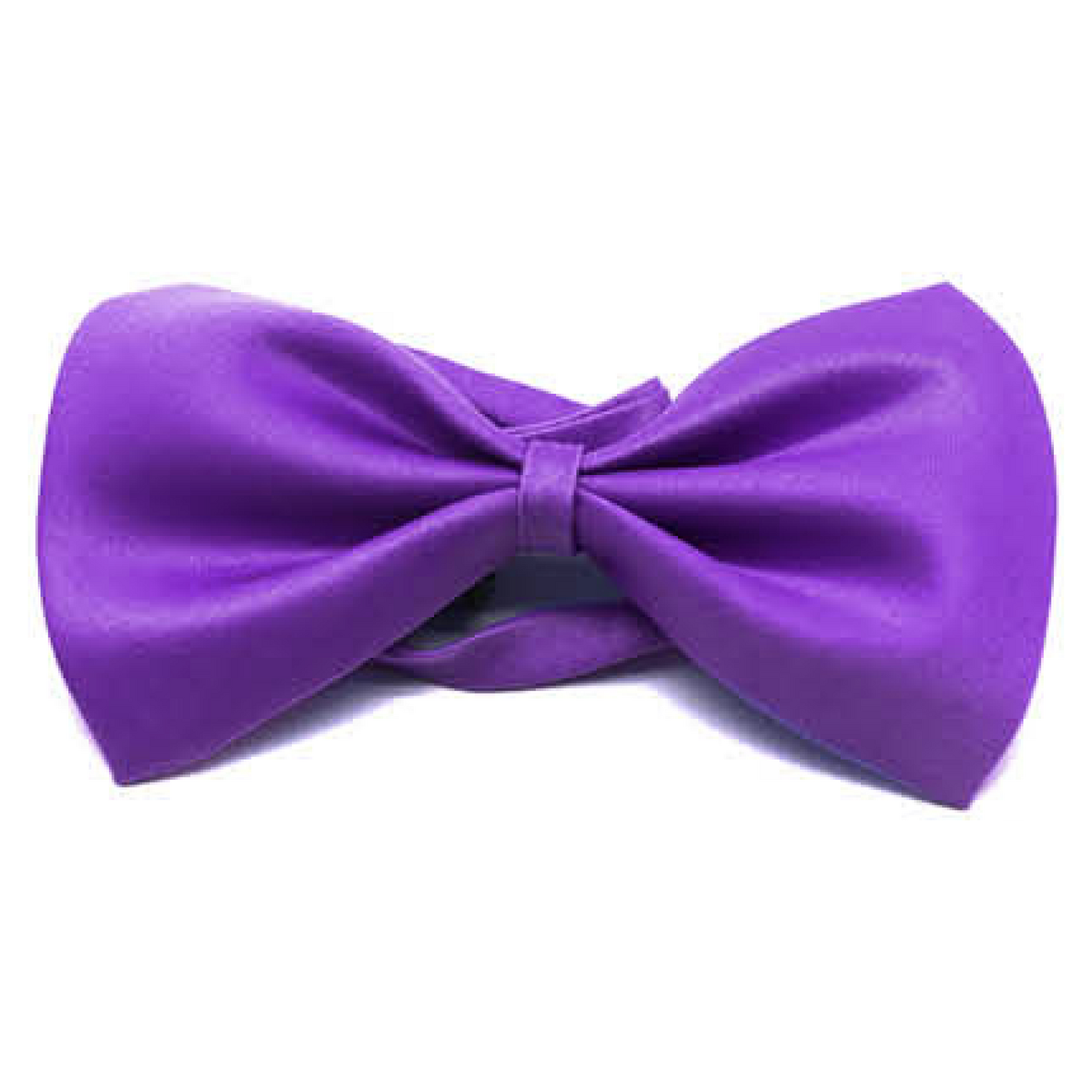 Mens BOW TIE Wedding Tuxedo  Formal Bestman Necktie Classic Plain Party - Purple