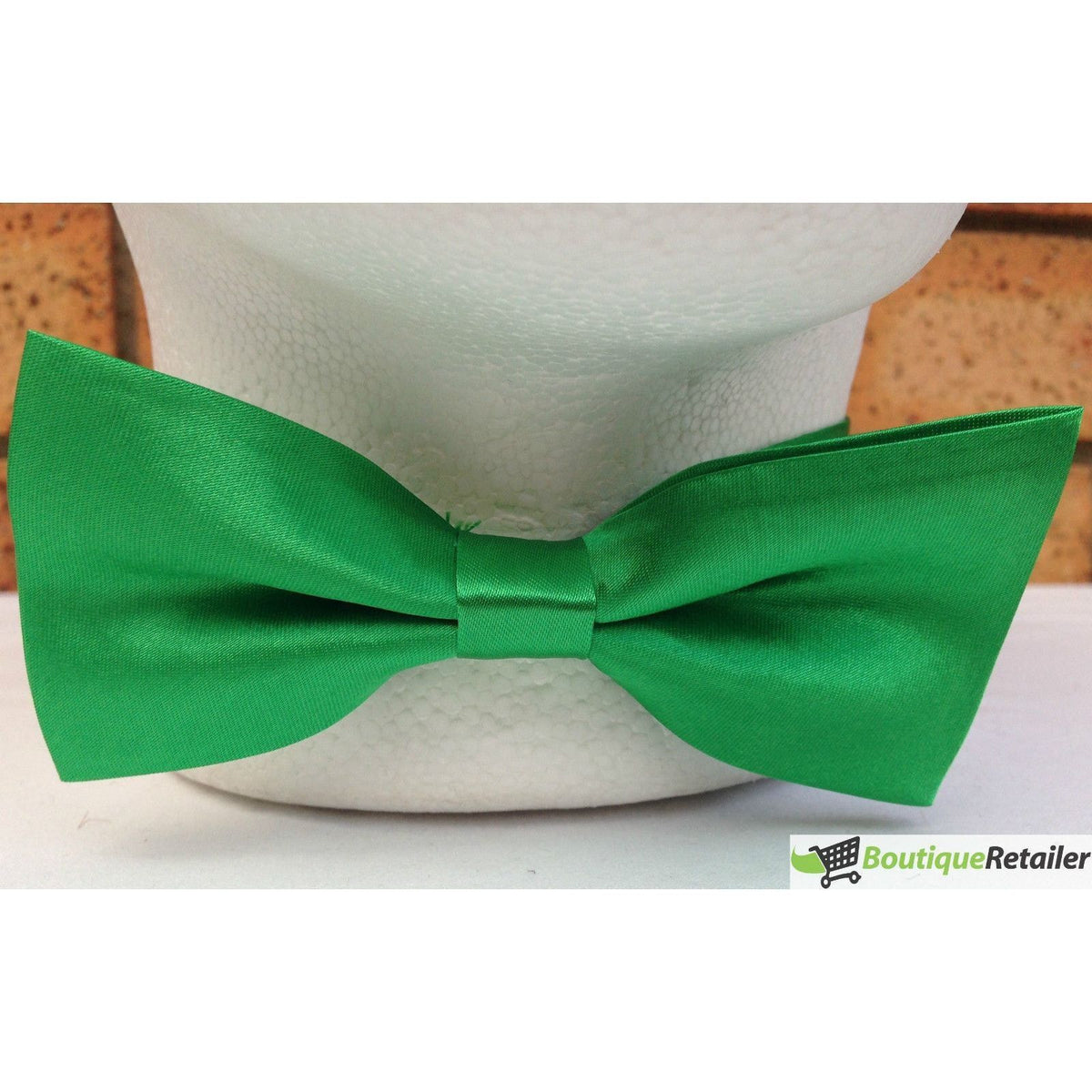 Mens BOW TIE Wedding Tuxedo Formal Bestman Necktie Classic Plain Party  - Green