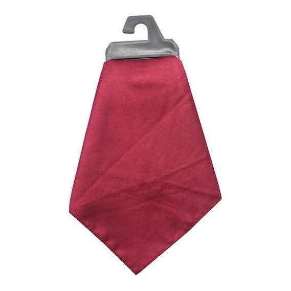 Mens POCKET SQUARE Party Silk Suit Handkerchief Kerchief Hanky Wedding  - Burgundy