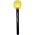 Glitter 80s PARTY MICROPHONE Karaoke Toy Disco Themed Costume Awards Night 25cm - Gold