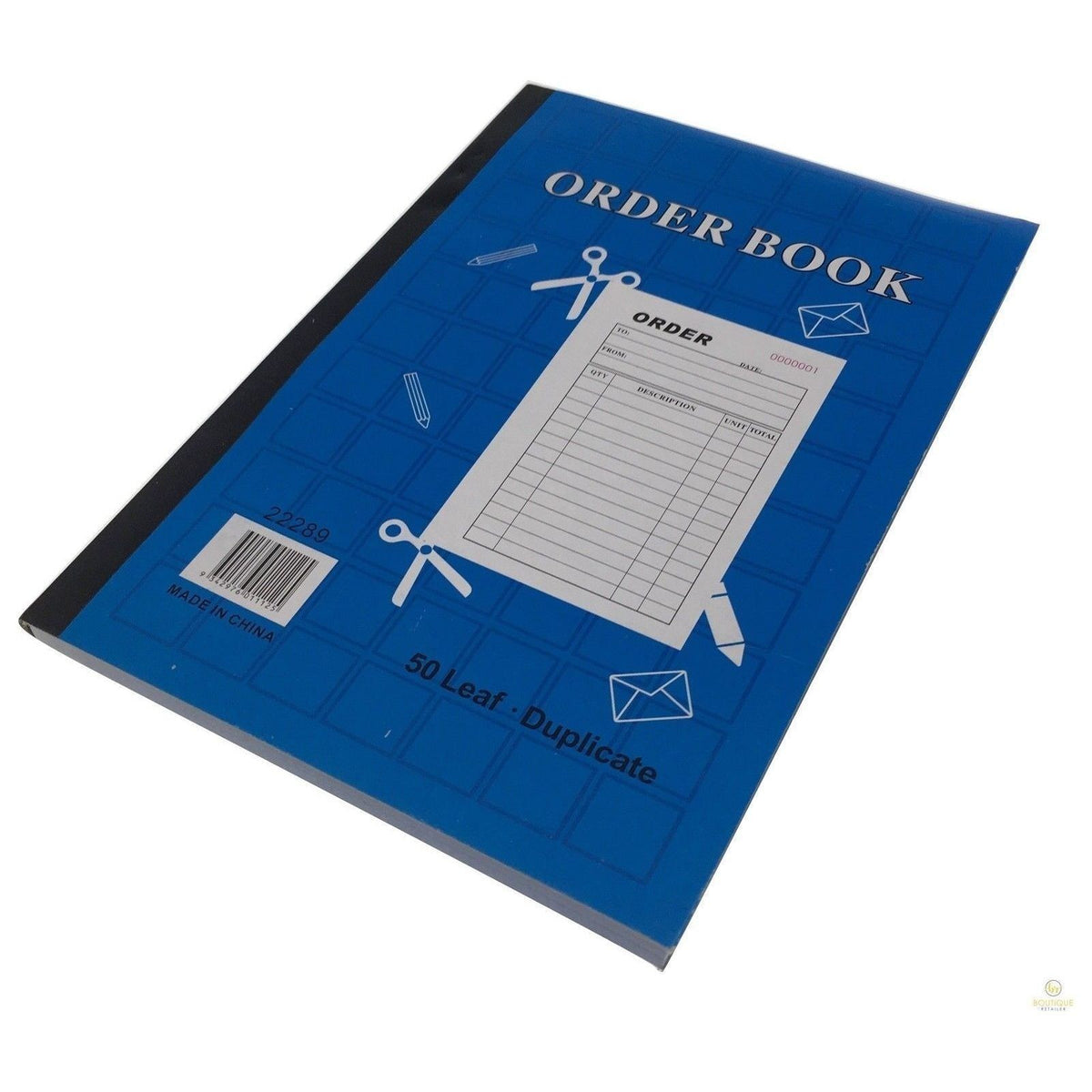 ORDER BOOK 50 Page Duplicate Restaurant Docket Carbonless Take Away