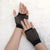 24 Pair Fishnet Gloves Fingerless Wrist Length 70s 80s Costume Party - Black