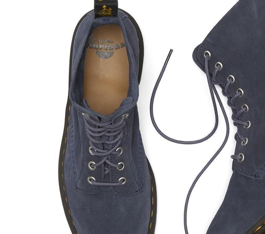 Dr. Martens 1460 Pascal 8 Eye Mens Boots Doc Martins Dr Docs Shoes - Ombre Blue