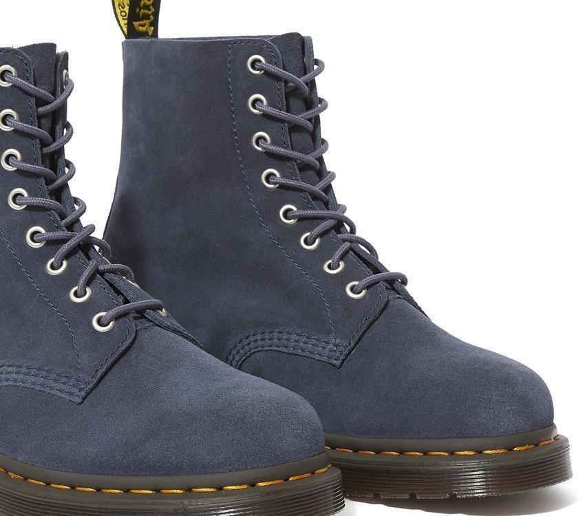 Dr. Martens 1460 Pascal 8 Eye Mens Boots Doc Martins Dr Docs Shoes - Ombre Blue